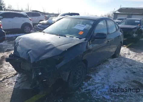 2010 Hyundai Elantra Blue from USA, damaged, VIN KMHDU4AD7AU021433